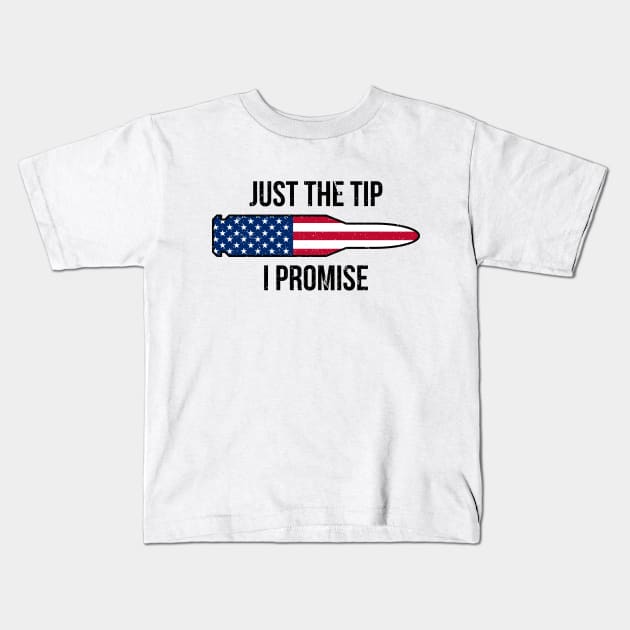 Just the tip I promise t-shirt Kids T-Shirt by RedYolk